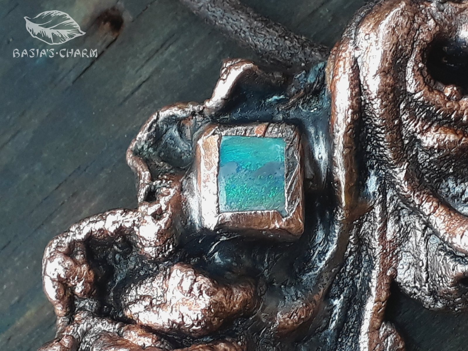 Highly Unusual Floral Set with Genuine Precious Opals - Image 8