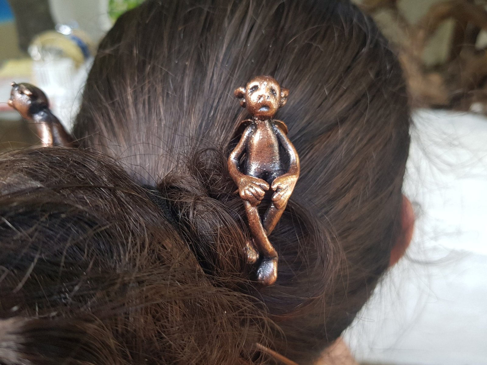 Hair forks Angel and Imp. Paired decoration for hair - Image 10