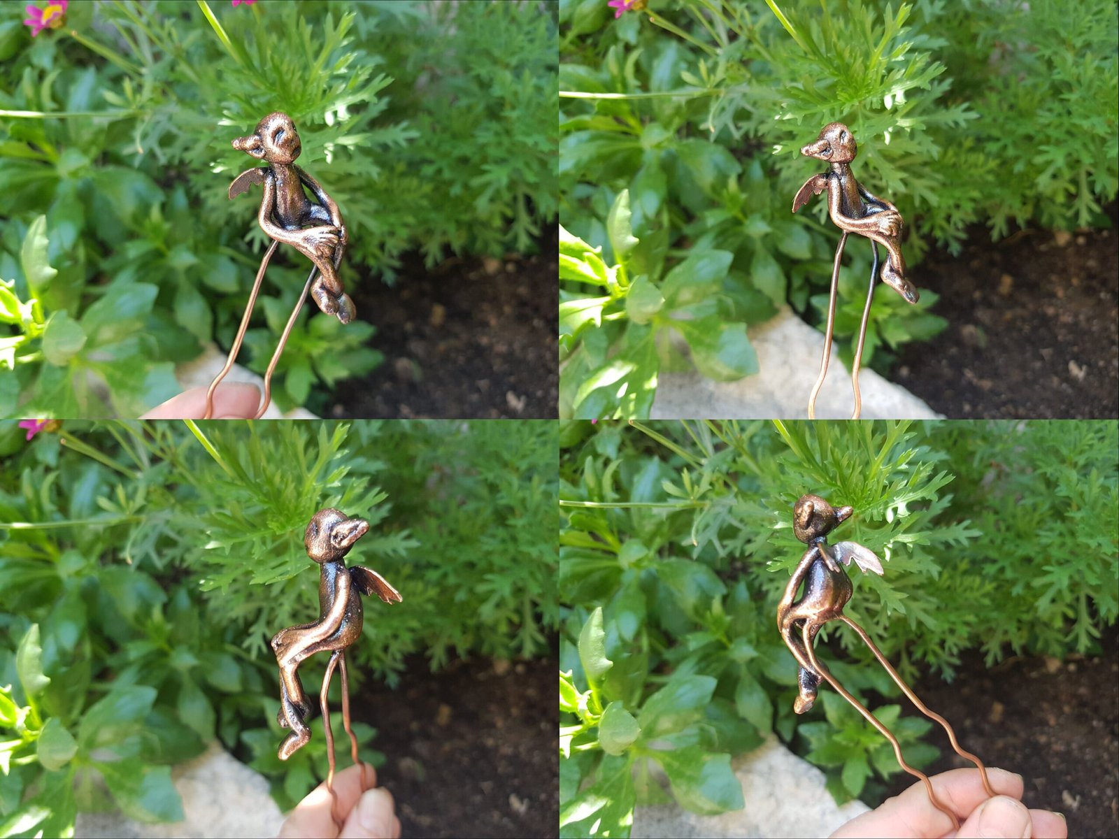 Hair forks Angel and Imp. Paired decoration for hair - Image 4