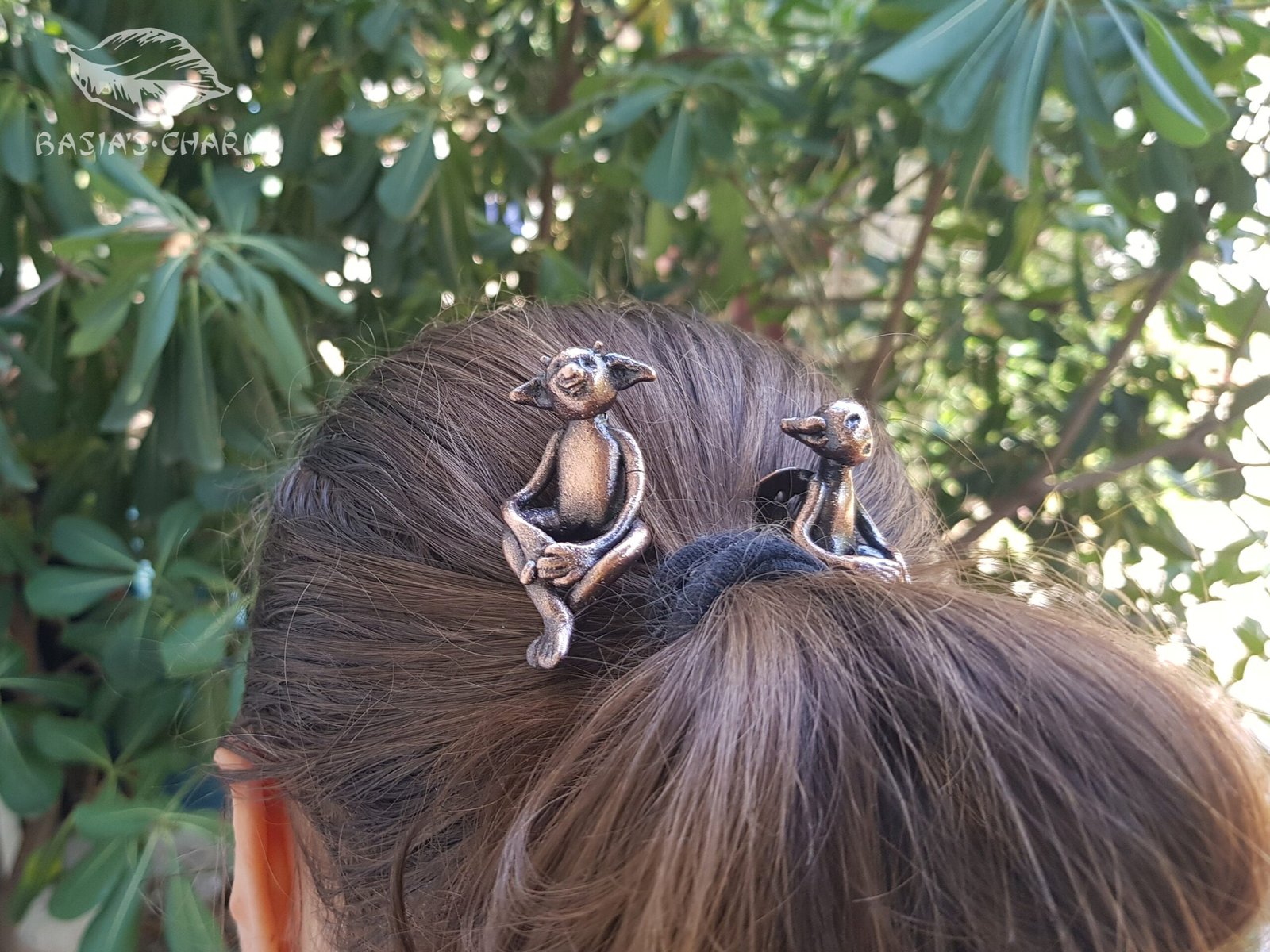 Hair forks Angel and Imp. Paired decoration for hair - Image 6