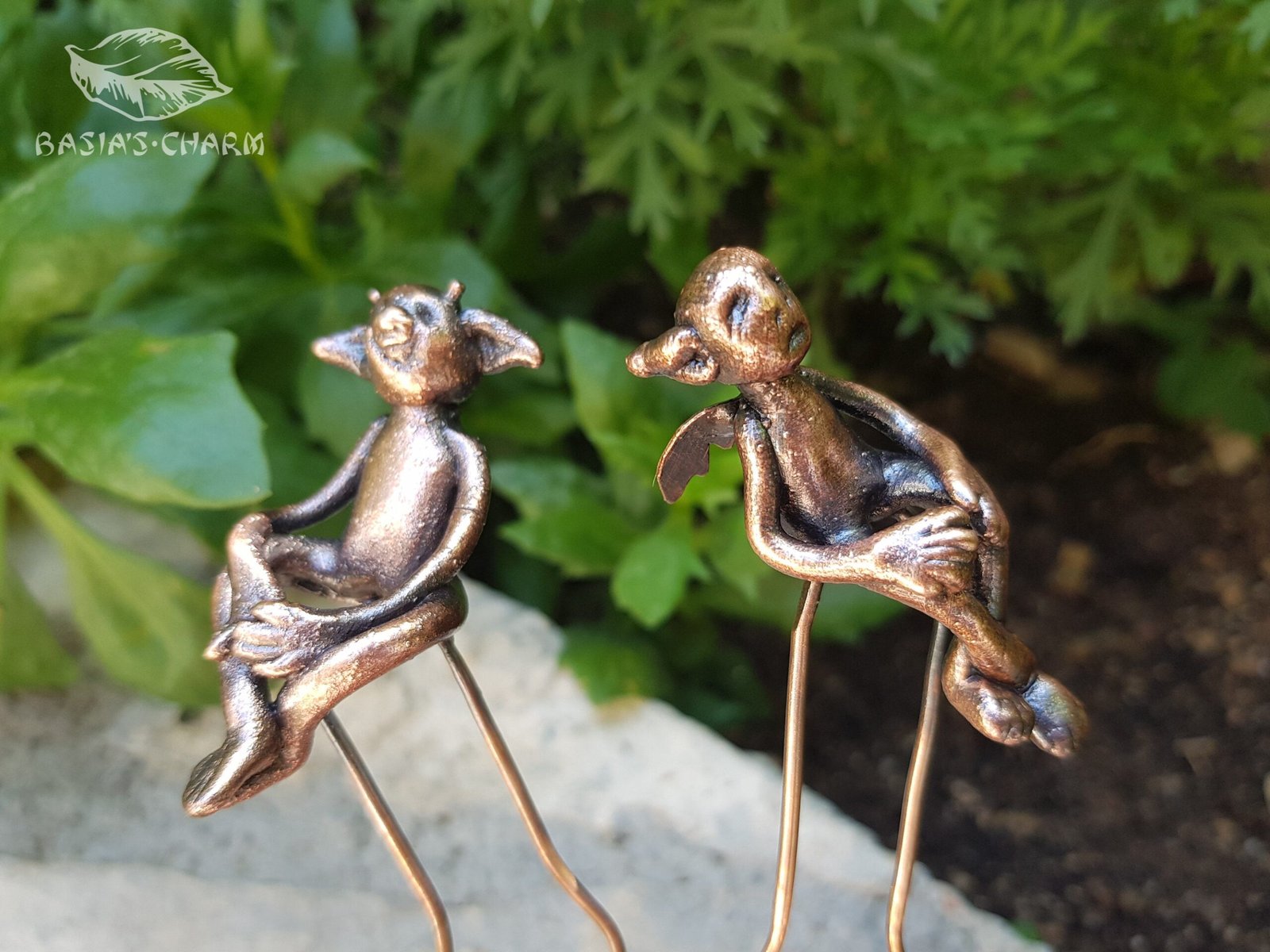 Hair forks Angel and Imp. Paired decoration for hair - Image 7