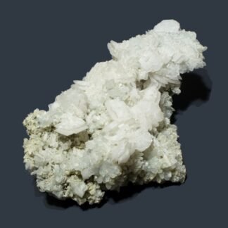 Calcite crystals on Quartz