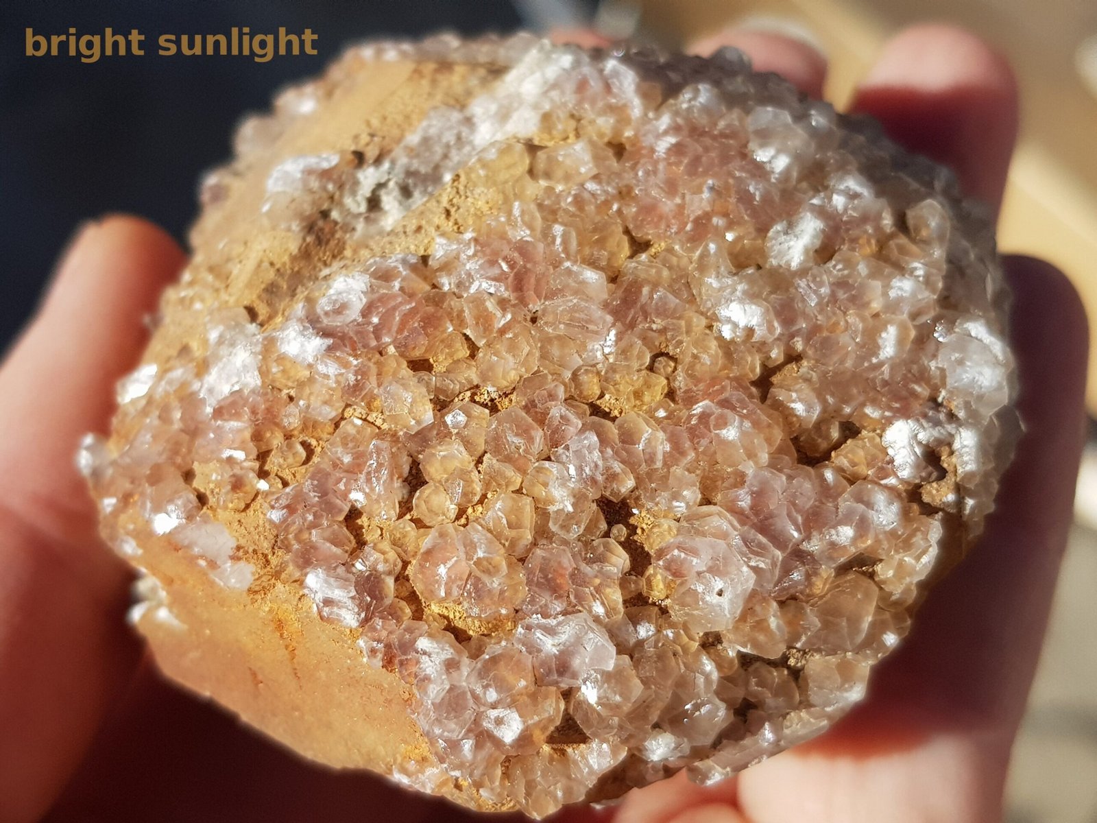 Calcite crystals on the big calcite crystal - Image 3