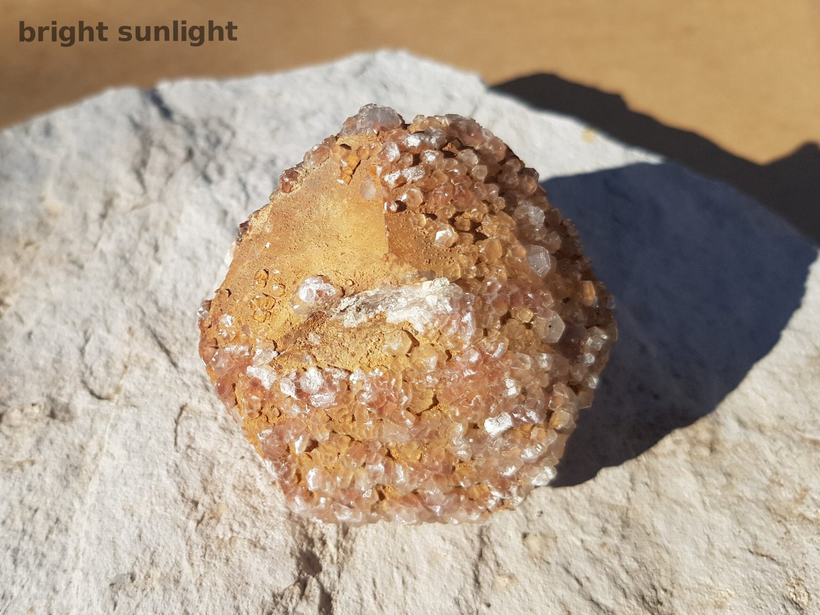 Calcite crystals on the big calcite crystal - Image 5