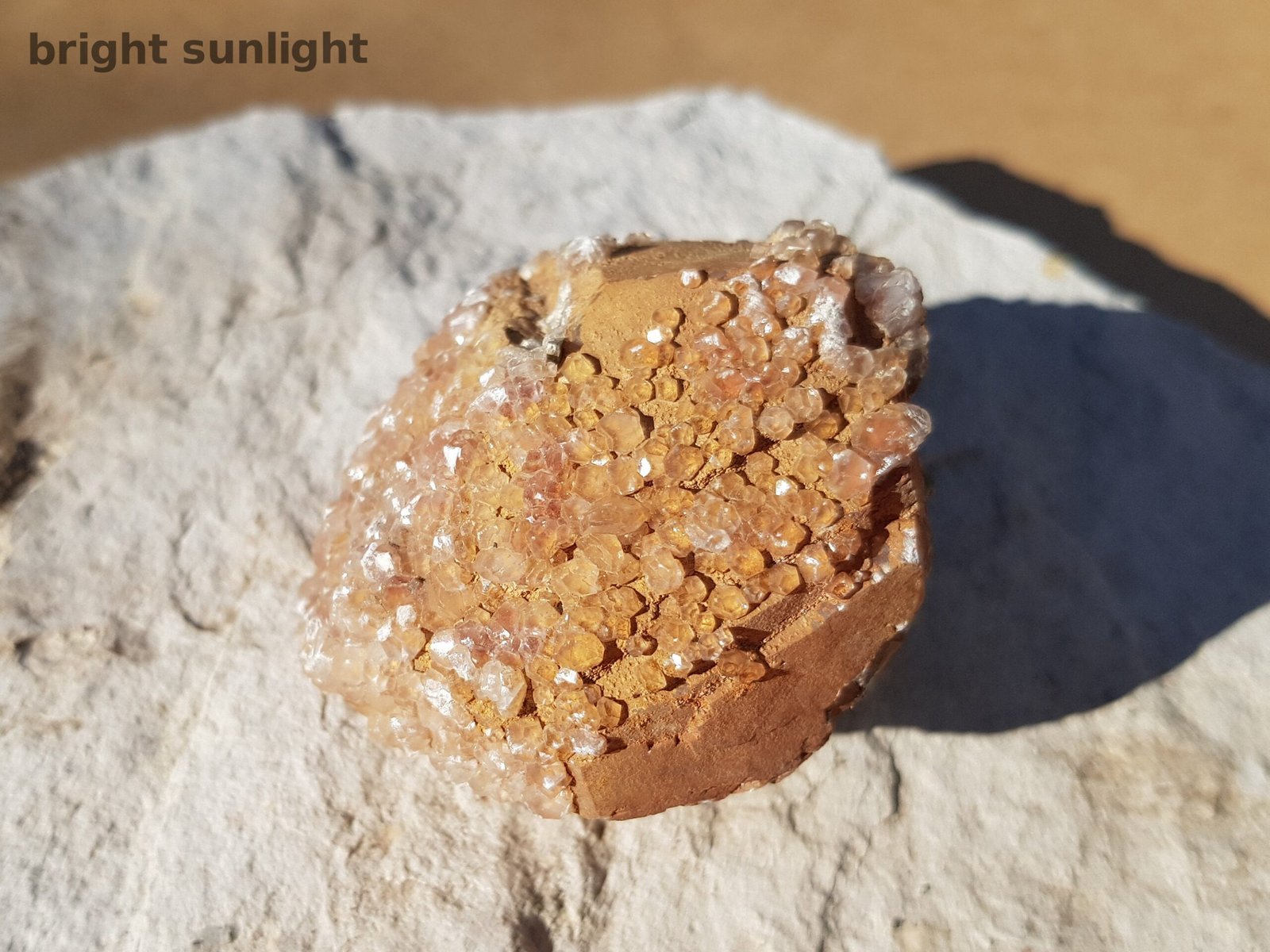 Calcite crystals on the big calcite crystal - Image 7