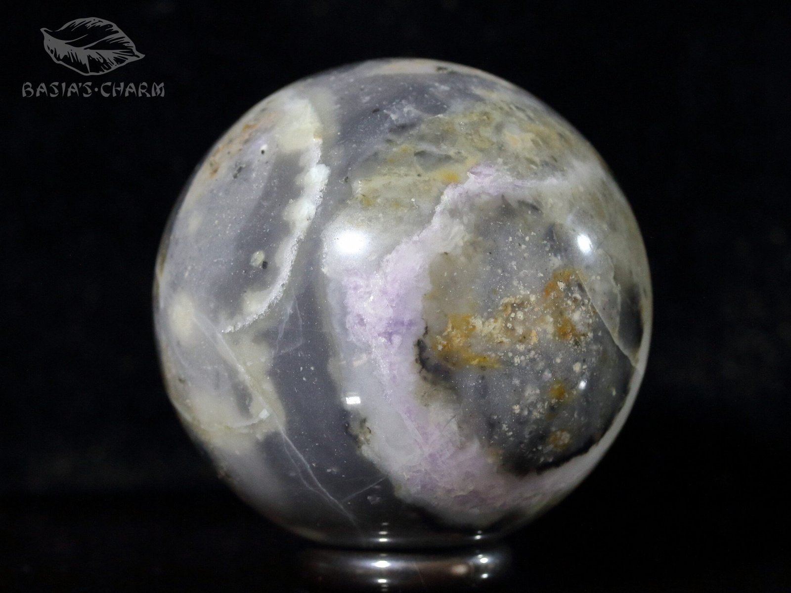 Fluorite with chalcedony and quartz - Image 2