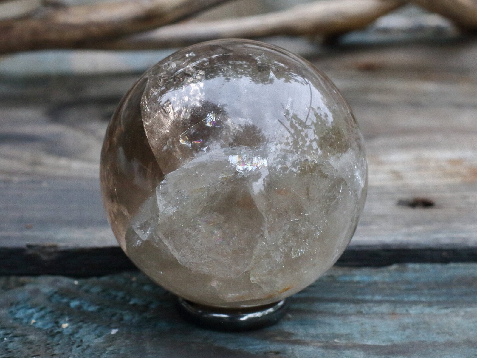 Smoky quartz with goethite - Image 3