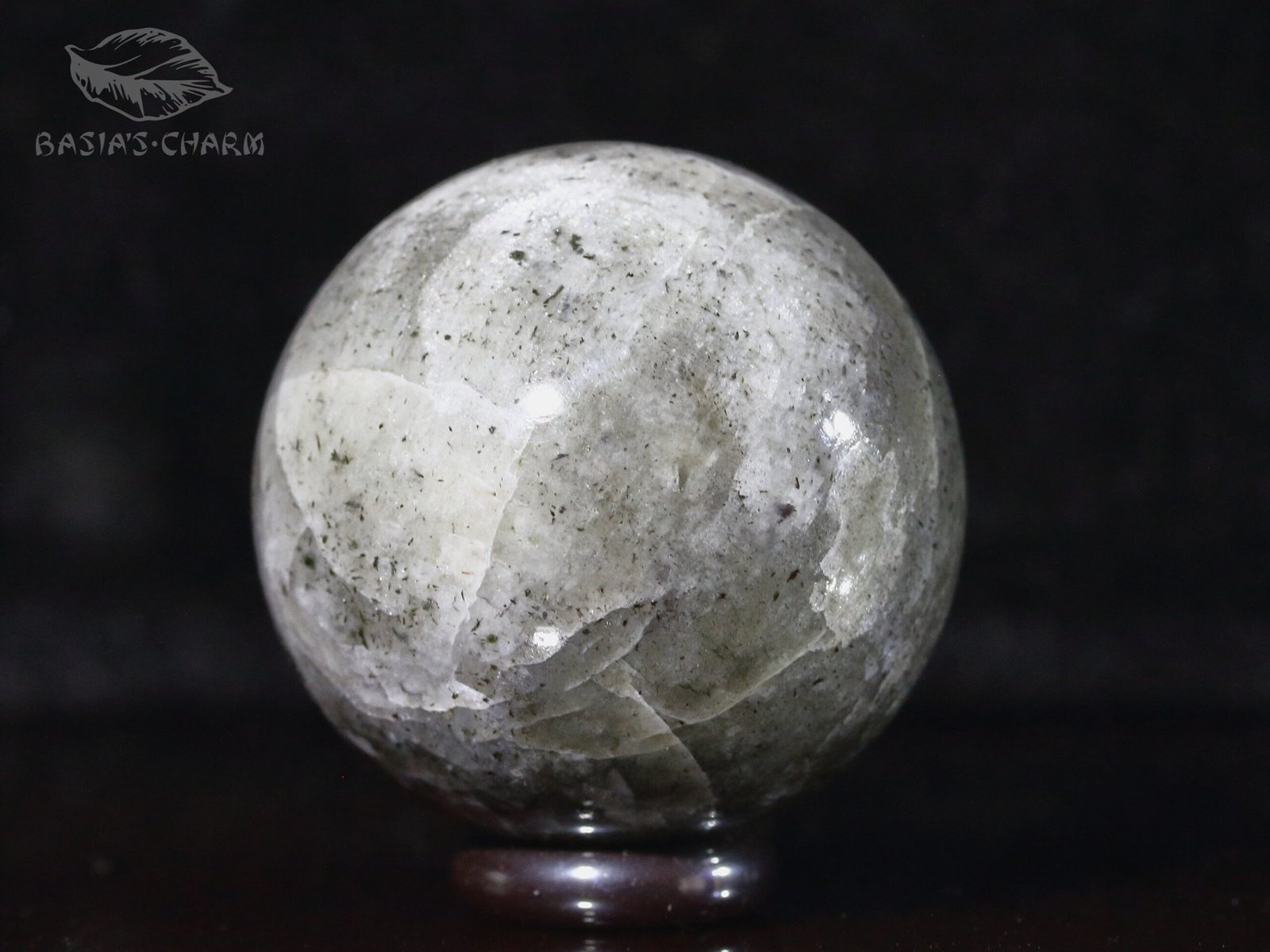 Natrolite with aegirine crystals spere - Image 5