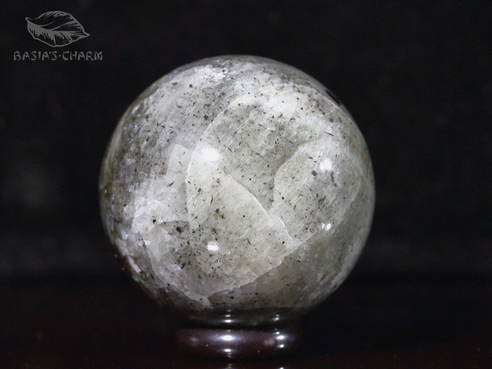 Natrolite with aegirine crystals spere - Image 7