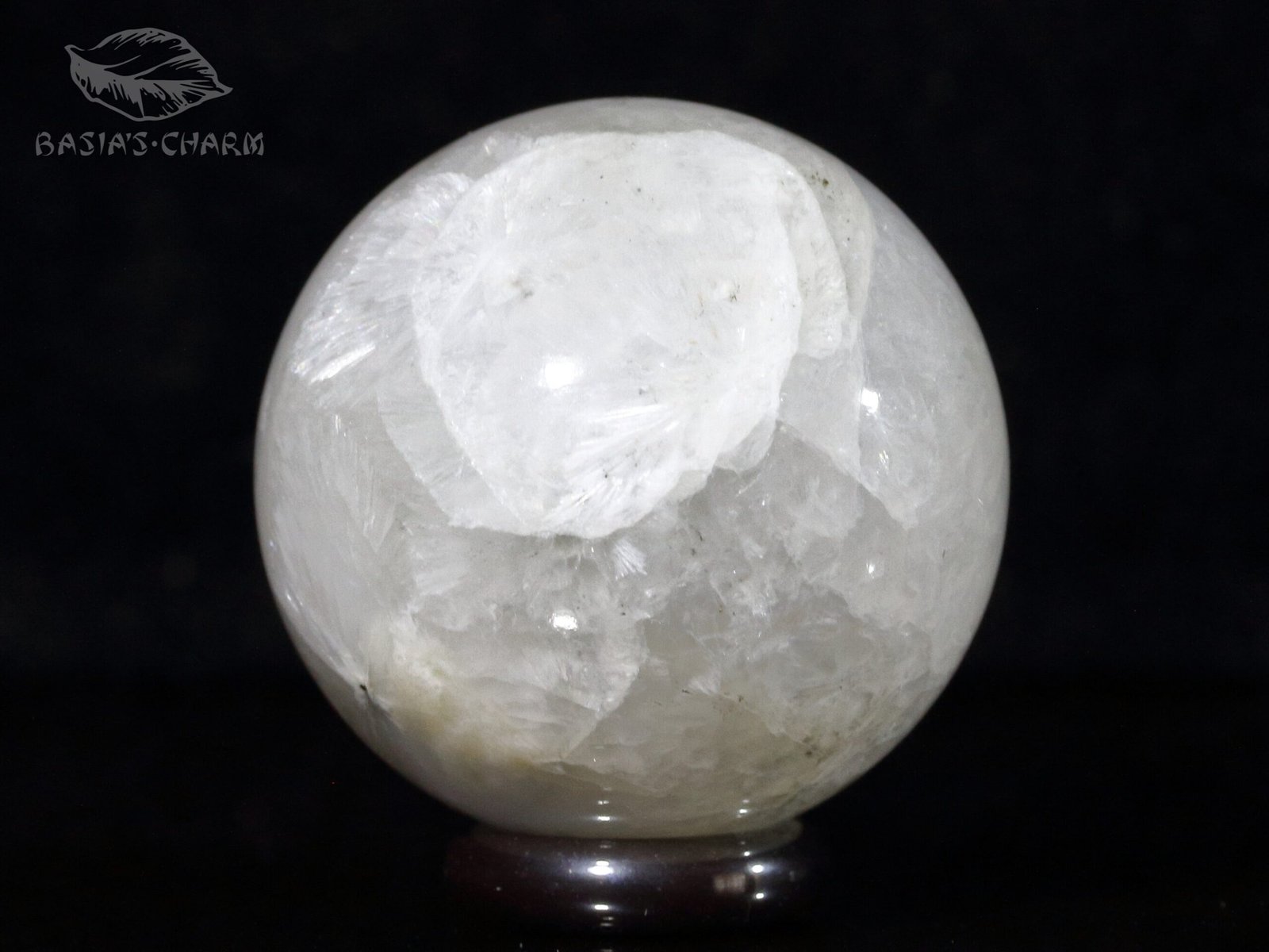 Natrolite with aegirine crystals spere - Image 4