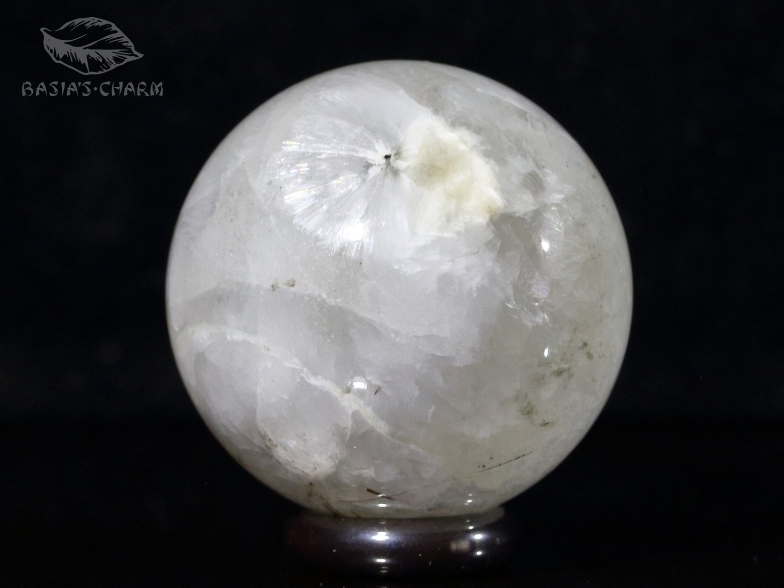 Natrolite with aegirine crystals spere - Image 5