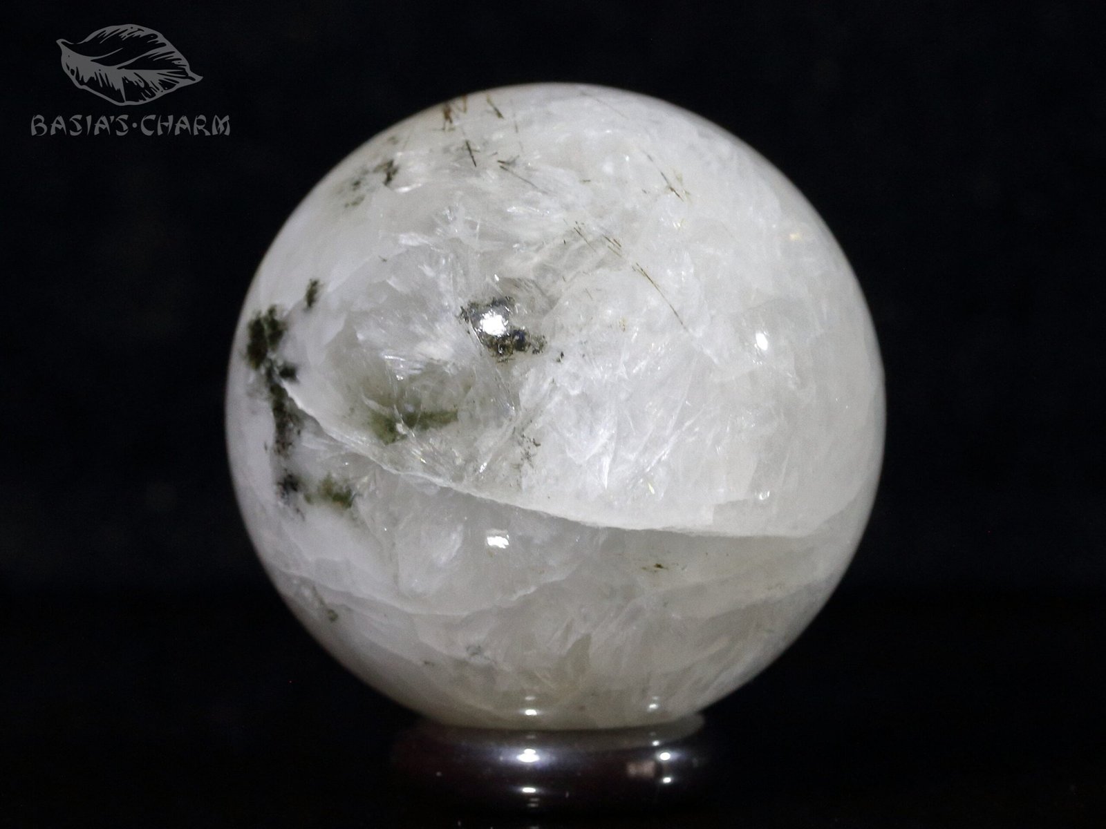 Natrolite with aegirine crystals spere - Image 6