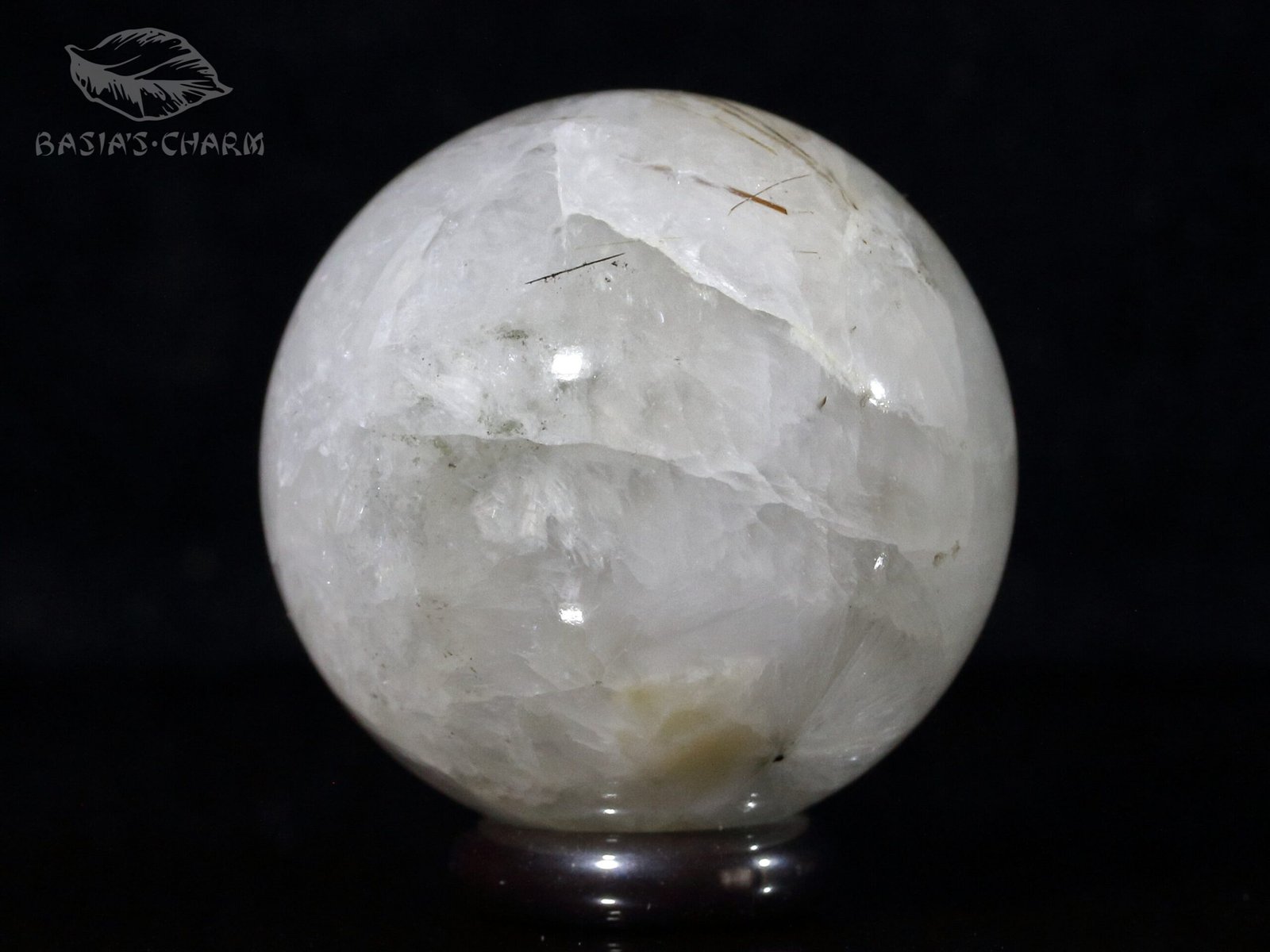 Natrolite with aegirine crystals spere - Image 7